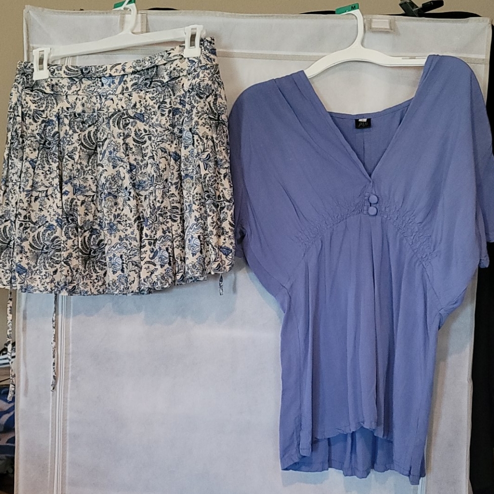 Skirt with tunic top